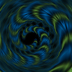 Blue Green Spiral