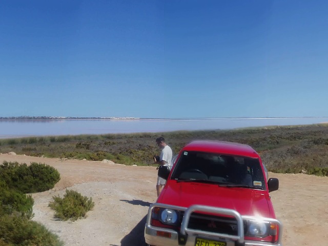 Pink Lake bei Port Gregory